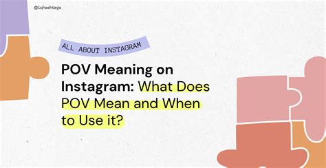 what is full form of pov in instagram|What Does ‘POV’ Mean On Instagram, TikTok And。